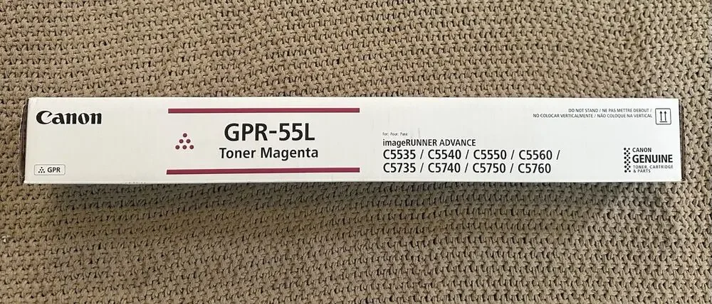 Genuine Canon GPR-55L Magenta Toner, Brand New Sealed Box